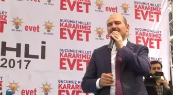 Soylu: '16 Nisan'ı Sadece Referandum Olarak Görenler Varsa Eksik Görüyorlar'