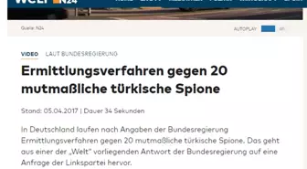 Almanya'da 20 Türk'e 'Casusluk' Soruşturması