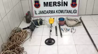 Mersin'de Kaçak Kazı Yapanlar Suçüstü Yakalandı