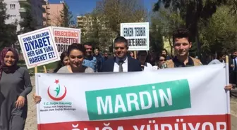 Mardin'de Sağlıklı Yaşam Yürüyüşü Yapıldı