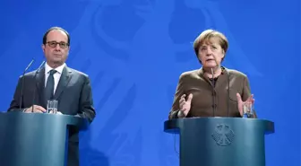 Merkel ve Hollande: Esad Sorumludur