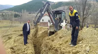 Yakuplar Mahallesinde Yeni Kanalizasyon Çalışması