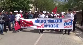 Tügva'dan 'Türkiye İçin Evet' Yürüyüşü