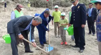 63 Şehit Polis İçin Fidan Dikildi