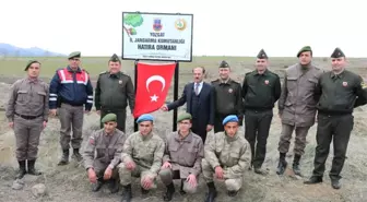 Yozgat'ta Jandarma Ekipleri Hatıra Ormanı Oluşturdu