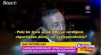 Ali Ağaoğlu'ndan CHP'li Kadın Vekile Büyük Saygısızlık