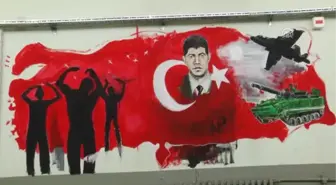 15 Temmuz Ruhu' Okul Duvarlarında Yaşatılıyor