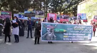 Afganistan'da 'Tüm Bombaların Anası'Nı Kullanması Protesto Edildi