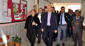 Bakan Soylu ve Eşi Trabzon'da Oy Kullandı