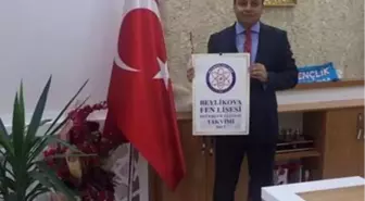 Eski Kaymakam Selçuk Haskırış'a Fen Lisesi'nden Teşekkür Plaketi