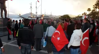 Marmaris'te Ysk'ya 'Hayır' Eylemi