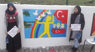 Sinop'ta '15 Temmuz Kahramanları ve Şehitleri' Konulu Resim Yarışması