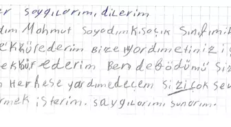 Kitaplarını Almışlardı, Resim ve Mektuplarla Teşekkür Ettiler