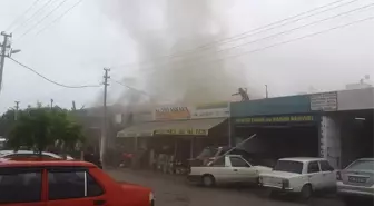 Kuşadası Sanayi Sitesi'nde Yangın