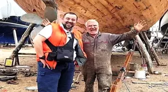Ünlü Komedyen Tersanede Tekne Onardı