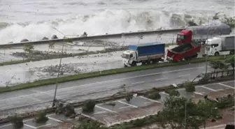 Giresun'da Fırtına Hasara Yol Açtı