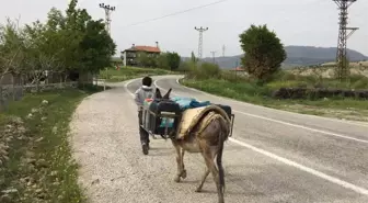 Heyelan Nedeniyle Eşek Sırtında Su Taşıyorlar