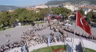 Muğla'da 57. Alay Vefa Yürüyüşü Havadan Görüntülendi