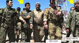 ABD Askerleri Vurulan Ypg Hedeflerini Ziyaret Etti