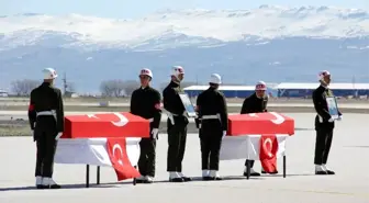 Dha Yurt;kağızman Şehitleri Erzurum'dan Uğurlandı