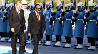 Somali Cumhurbaşkanı Fermacu Ankara'da