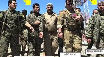 TSK'nın Vurduğu Suriye'nin Kuzeyindeki Ypg Hedeflerini Amerikan Askerleri Ziyaret Etti