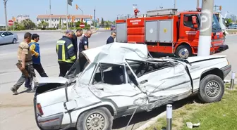 Turgutlu'da Trafik Kazası: 1 Yaralı