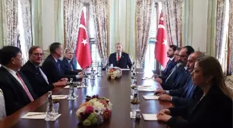 Cumhurbaşkanı Erdoğan Atlantik Konseyi Yönetim Kurulu'nu Kabul Etti