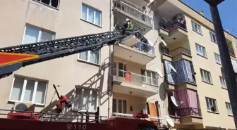 Bursa'da Apartmanda Yangın