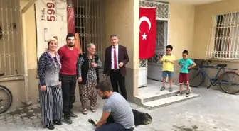 Tarsuslu Gazi Kurban Kesilerek Karşılandı