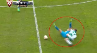 Rusya Ligi'nde Alexander Sobolev'in Sert Müdahalesi İzleyicileri Güldürdü