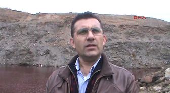 Kahramanmaraş Gölet Kırmızı Renge Büründü