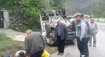 Koyulhisar'da Trafik Kazası: 1 Yaralı