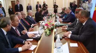 Başbakan Yıldırım, Moldova Cumhurbaşkanı Dodon Ile Görüştü