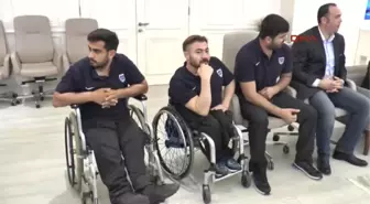 Gaziantep Engelli Basketbolculardan, Şahin'e Ziyaret