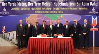 İstanbul'a Yeni Metro İçin İmzalar Atıldı