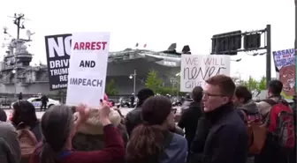 Trump'a Başkanlığı Döneminin Ilk New York Ziyaretinde Protesto - New