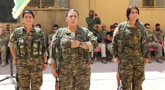 ABD'li Askerler YPG'li Teröristlerin Yemin Törenine Katıldı