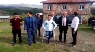 Kayseri'deki Saldırıda Yaralanan Gazi Baba Ocağına Geldi