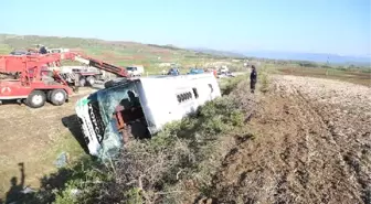 2- Çorum'da Otobüs Devrildi: 1 Ölü, 38 Yaralı