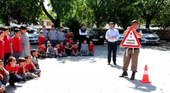 Sarıgöl'de Jandarmadan Trafik Eğitimi