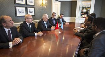 Başbakan Yıldırım, Somali Cumhurbaşkanı Fermacu ile Görüştü
