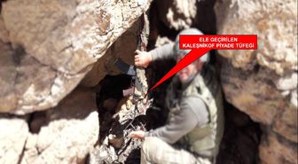 PKK'nın Silah Deposu Olarak Kullandığı Mağaralar Ele Geçirildi