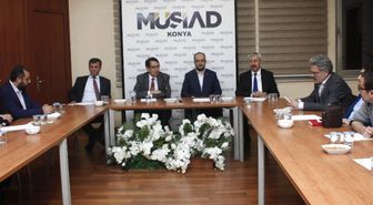 Vergi Dairesi Başkanı Ünver, Müsiad Konya'nın Konuğu Oldu