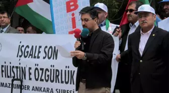 Israil'in Filistin'i Işgali 69. Yılında Ankara'da Protesto Edildi