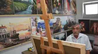 Bob Ross Hayranı Zonguldaklı, TV'den İzleyerek Ressam Oldu