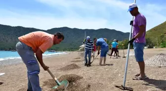 Adrasan Sahilinde Sezon Hazırlığı Başladı