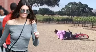 Ateşli Fotoğraflarıyla Görmeye Alışkın Olduğumuz Kendall Jenner Yere Kapaklandı