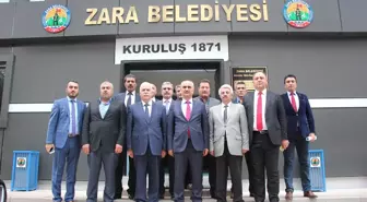 Başkan Aydın, Zara Belediyesini Ziyaret Etti