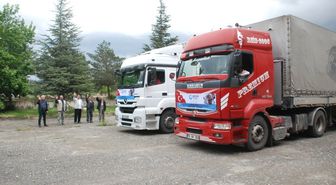 Tokat'tan Suriye'ye 2 Tır Yardım